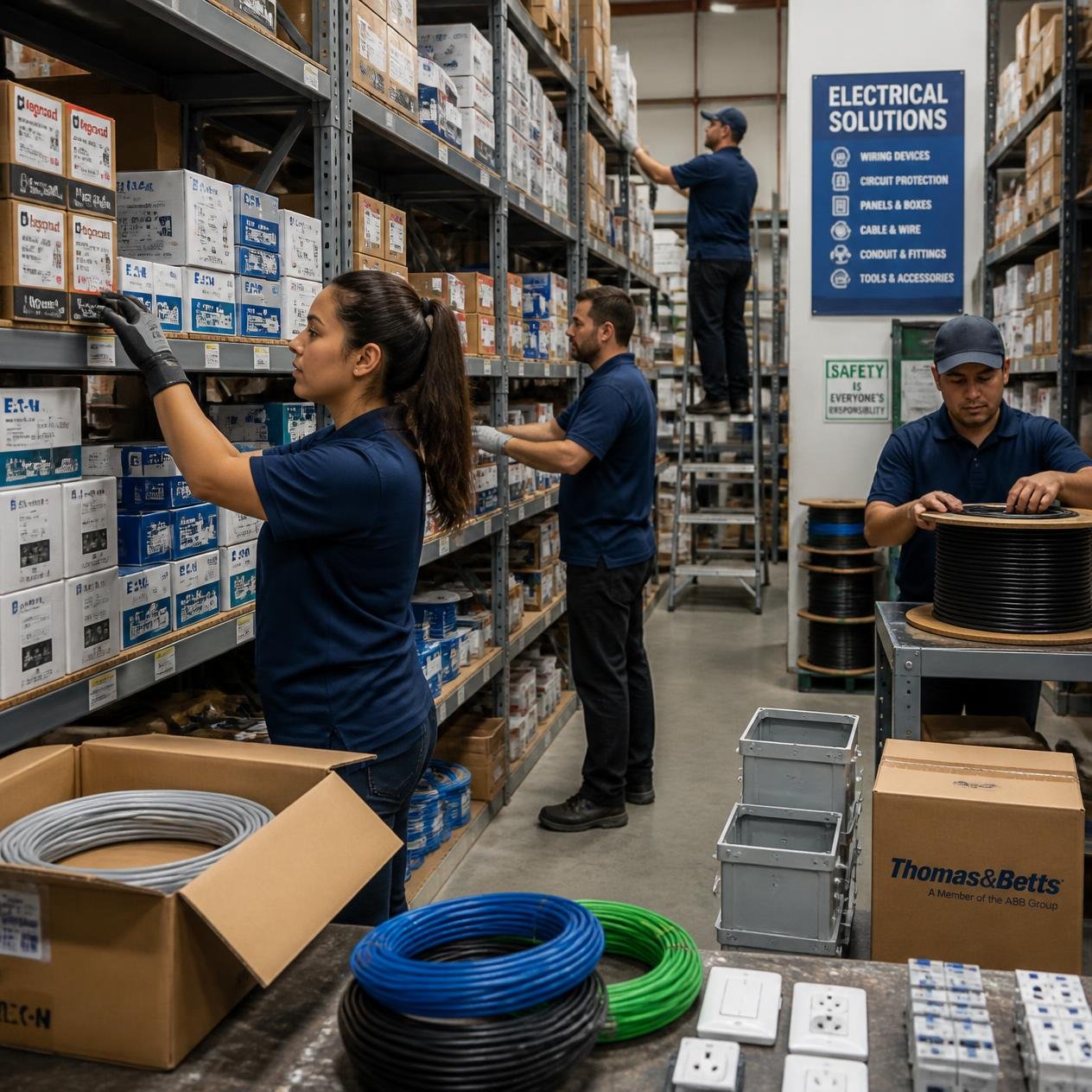 Surtido de pedidos en bodega